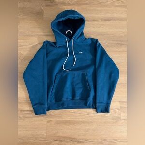 Vintage Washed Blue Nike Hoodie Size Medium Men